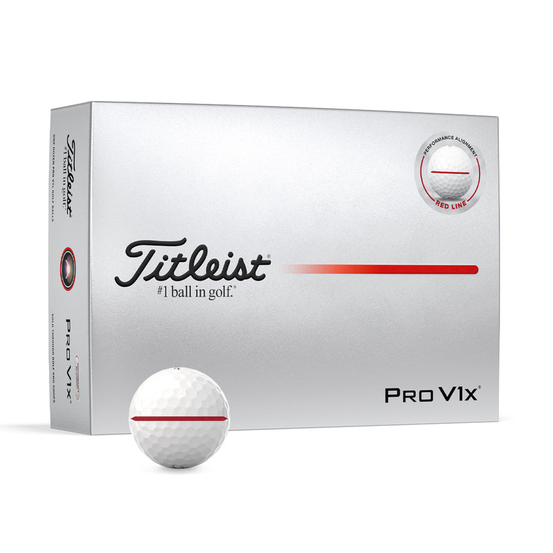 Titleist Pro V1x Rød AIM Performance Golfball