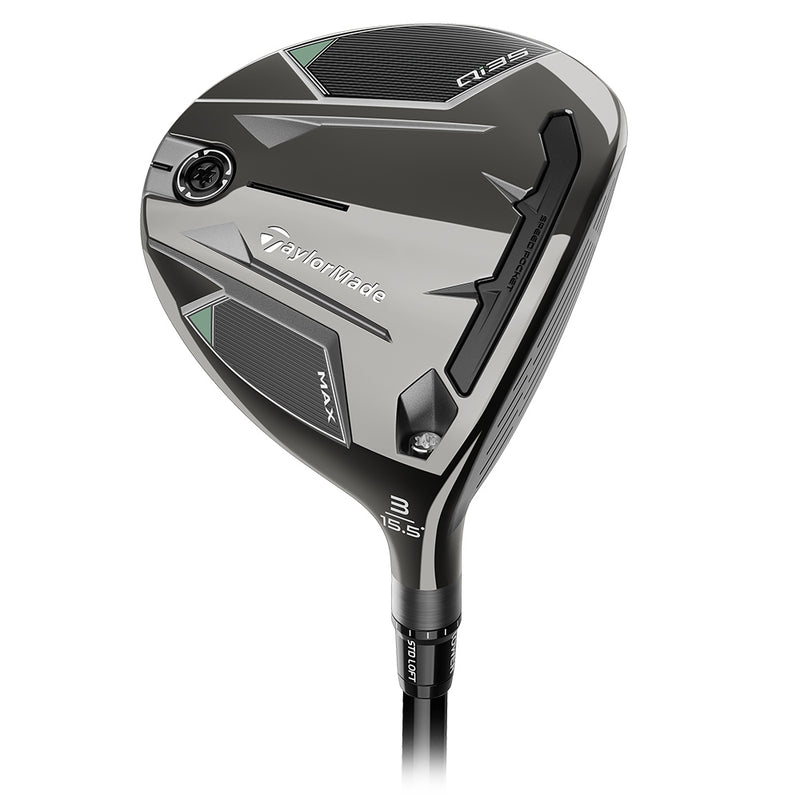 TaylorMade Qi35 Max 5-Wood 18,5° Høyre Lite/A (Fujikura AirSpeeder 25’ 5A, Golf Pride Z-Grip Black/Silver)