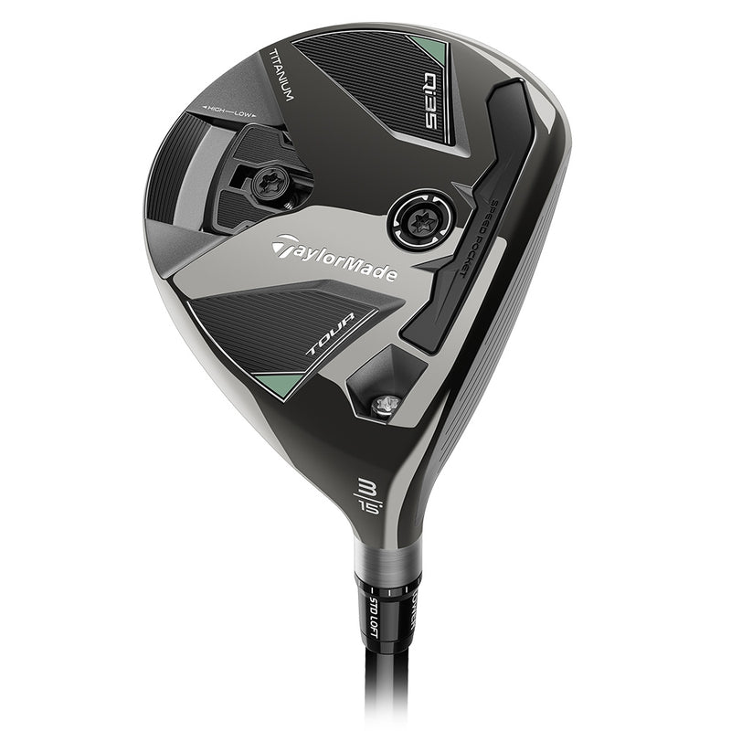 TaylorMade Qi35 Tour 5-Wood 18° Høyre Stiff (Mitsubishi Kaili Blue DarkWave FW 75, Golf Pride Z-Grip Black/Silver)