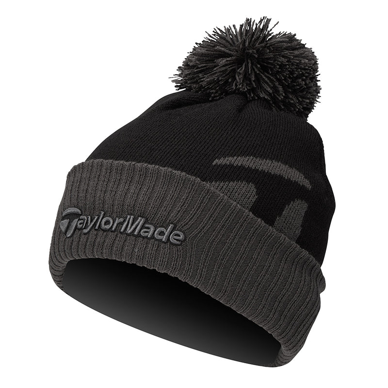 TaylorMade Bobble Beanie Svart
