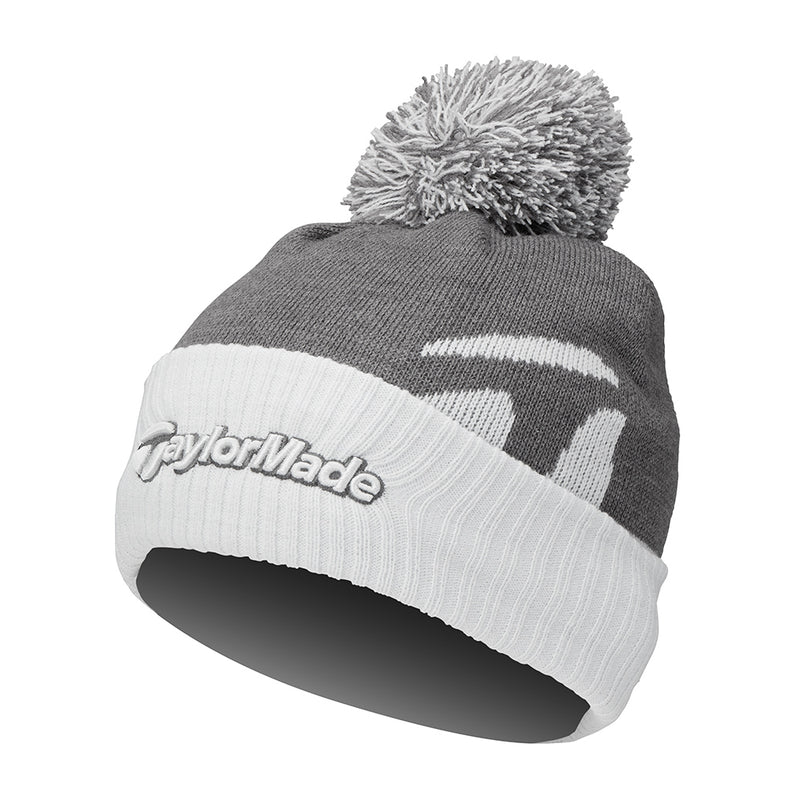 TaylorMade Bobble Beanie Grå