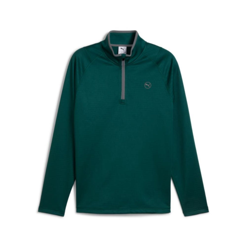 Puma Waffe Feece 1/4 Zip Genser Herre Grønn