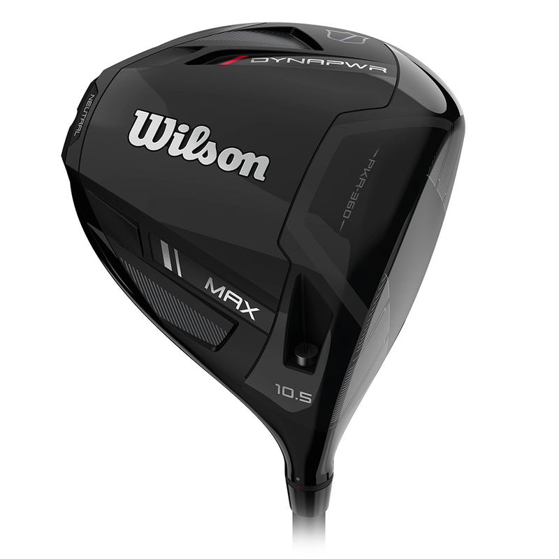 Wilson DYNAPWR Max Driver Høyre 10,5° Lite/A (UST LIN-Q M40 Red 5, Lamkin Crossline 360 Black)