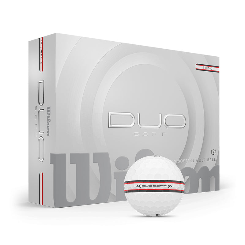 Wilson Duo Soft TRK360 Golfball Hvit