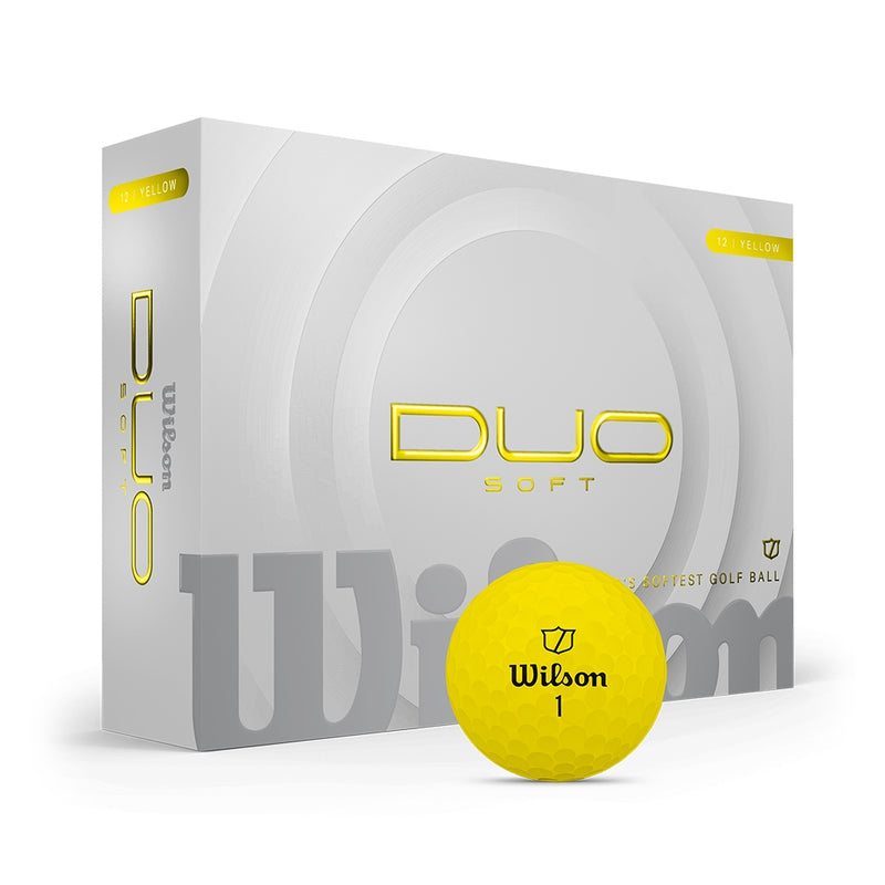 Wilson Duo Soft Golfball Gul