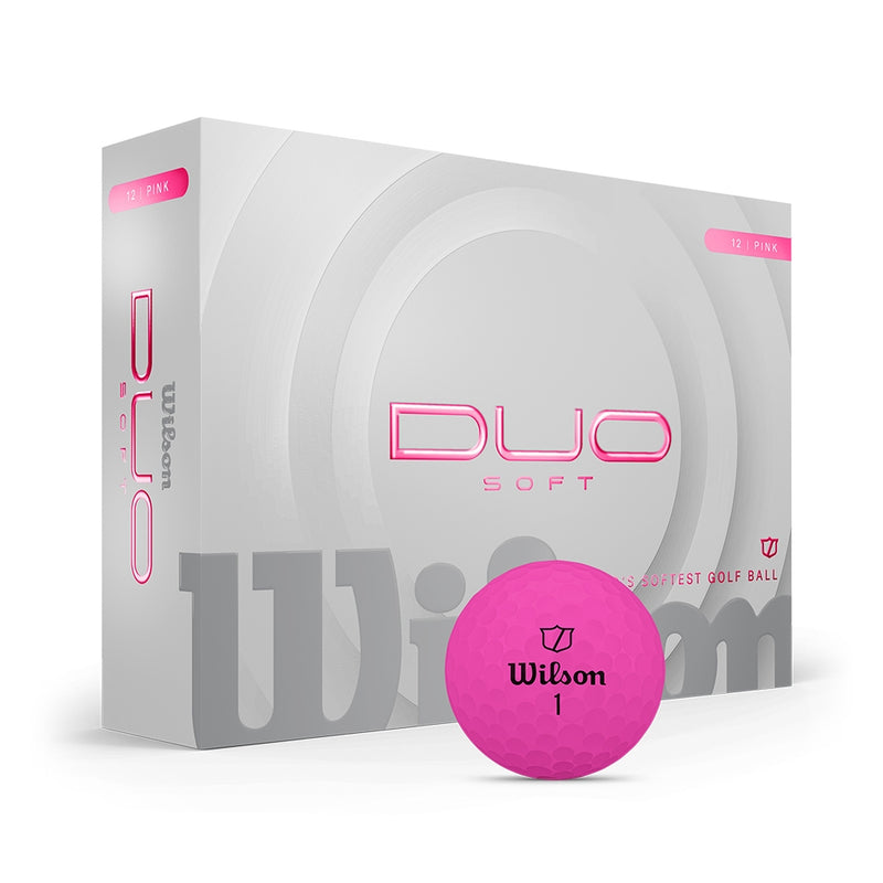 Wilson Duo Soft Golfball Rosa